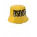 Желтая панама с черным лого Dsquared2 | Фото 1