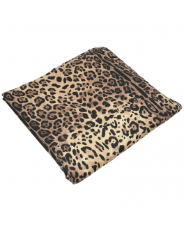 Одеяло с леопардовым принтом, 76x78 см Dolce&Gabbana Коричневый, арт. LNJA88 G7G5H S9000 | Фото 1