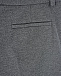 Серые брюки из трикотажа со стрелками Dal Lago | Фото 5
