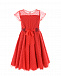 Красное платье с поясом Aletta | Фото 2
