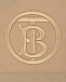 Бежевые бермуды с вышитым логотипом Burberry | Фото 4