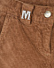 Бежевые вельветовые брюки Monnalisa | Фото 3