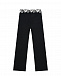 Трикотажные брюки с лого на поясе Pinko | Фото 2