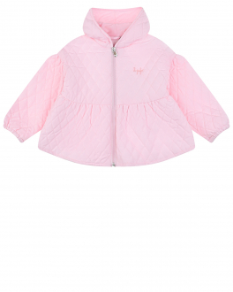 Розовая стеганая куртка с баской IL Gufo Розовый, арт. P22GR175N0001 312 PINK | Фото 1