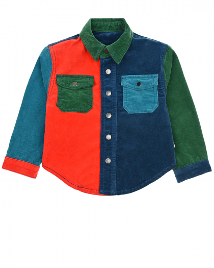 Рубашка в стиле color block Stella McCartney | Фото 1