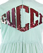 Платье с рукавом-фонарик и стразами GUCCI | Фото 5