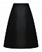Юбка-миди с защипами на талии, черная Alberta Ferretti | Фото 2