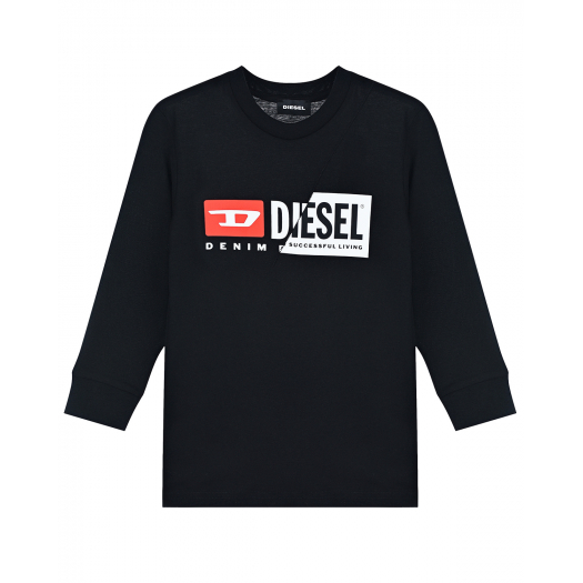 Черная толстовка с логотипом Diesel | Фото 1