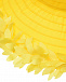 Желтая панама с цветочной аппликацией Monnalisa | Фото 5