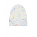 Белая шапка с разноцветными брызгами Il Trenino | Фото 1
