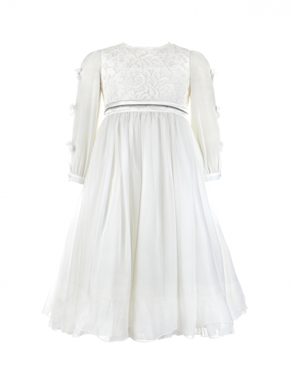 Белое платье с завышенной линией талии Aletta | Фото 1