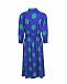 Синее платье в зеленый горошек Emporio Armani | Фото 2
