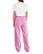 Розовые спортивные брюки со стрелками MSGM | Фото 5