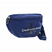 Синяя сумка-пояс с логотипом Calvin Klein | Фото 2