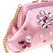 Розовая атласная сумка 17х10х5 см Dolce&Gabbana | Фото 7