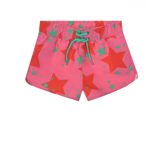 Розовые шорты для купания со звездами Stella McCartney | Фото 1