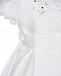 Белое атласное платье с вышивкой IL Gufo | Фото 3