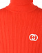 Красная водолазка из шерсти с логотипом GG GUCCI | Фото 4