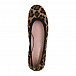 Кремовые туфли с леопардовым принтом Pretty Ballerinas | Фото 4