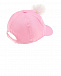 Розовая кепка с принтом &quot;единорог&quot; Il Trenino | Фото 2