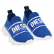 Голубые кроссовки-носки Diesel | Фото 1