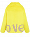 Желтая куртка из эко-меха Glox | Фото 5