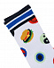 Белые носки с принтом &quot;гамбургеры&quot; Happy Socks | Фото 2
