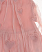 Розовое платье с декором &quot;сердца&quot; Stella McCartney | Фото 6