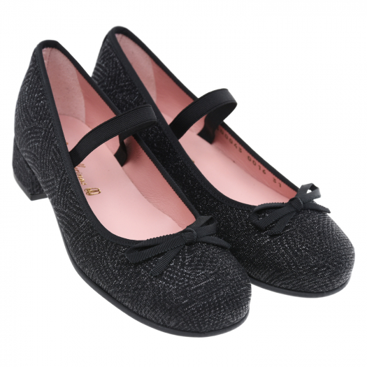 Черные текстильные туфли Pretty Ballerinas | Фото 1