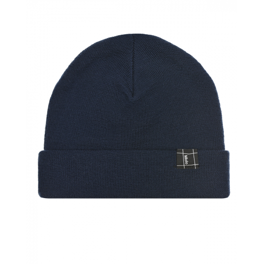 Темно-синяя шапка с отворотом Molo | Фото 1