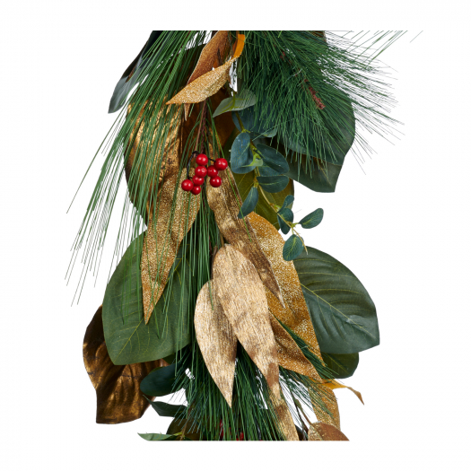 Декор Листья, зеленый/золото, 180 см Goodwill | Фото 1