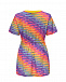 Платье со сплошным разноцветным лого Dolce&Gabbana | Фото 2