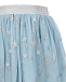 Голубая юбка с принтом &quot;звезды&quot; Stella McCartney | Фото 4