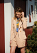 Бежевый двубортный пиджак Balmain | Фото 2