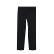 Черные классические брюки из трикотажа Dal Lago | Фото 1
