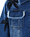 Джинсовая куртка с принтом &quot;пальмы&quot; Philipp Plein | Фото 3