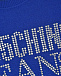 Синий джемпер с лого из стразов Mo5ch1no Jeans | Фото 8