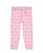 Розовая пижама с принтом &quot;медвежата&quot; Guess | Фото 4