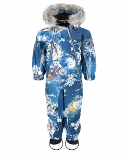 Комбинезон Pyxis Fur Astronauts Molo Синий, арт. 5W22N101 6564 ASTRONAUTS | Фото 1