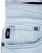 Голубые шорты с двойным поясом Emporio Armani | Фото 4