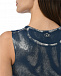 Платье мини с серебряным нанесением, тёмно-синее Diesel | Фото 8