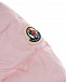 Розовый стеганый комбинезон с капюшоном Moncler | Фото 3