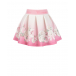 Пышная юбка с цветочным принтом Monnalisa | Фото 1