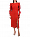 Красное платье с оборками на рукавах  | Фото 2