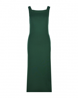 Платье зеленого цвета Parosh Зеленый, арт. D550700 022 VERDE BOTTIGLIA | Фото 1