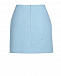 Голубая жаккардовая юбка ROHE | Фото 4