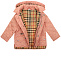 Розовая куртка с клетчатой подкладкой Burberry | Фото 3