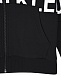 Черная спортивная куртка с белым логотипом Calvin Klein | Фото 3