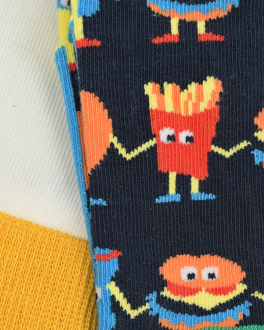 Носки с защитой от скольжения, комплект 2 пары Happy Socks Мультиколор, арт. KFOF19 6500 | Фото 2