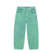 Зеленые джинсы с застежкой на пуговицы MM6 Maison Margiela | Фото 1